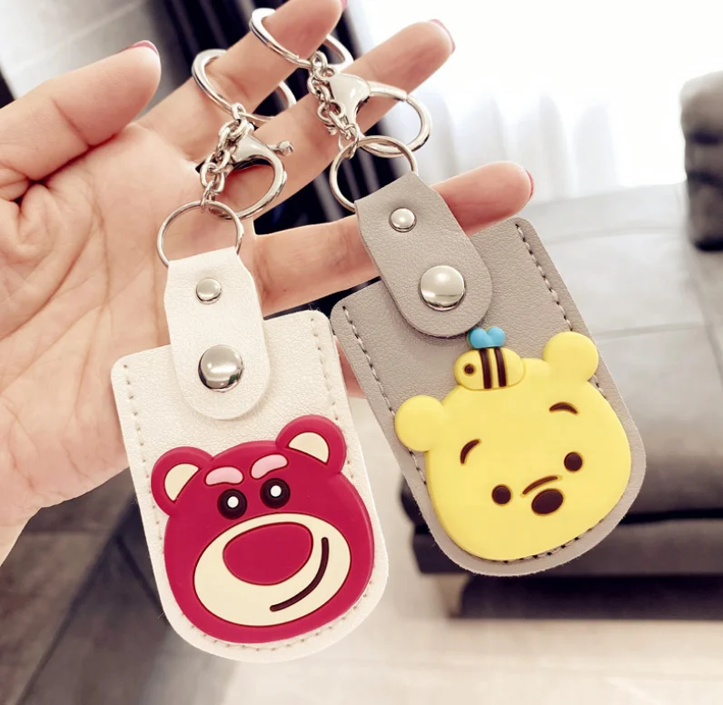 
free shipping for AirTag Case Cover Keychain Toy Story 3 Huggin Bear Lotso Winniethepooh GPS located Tracker 