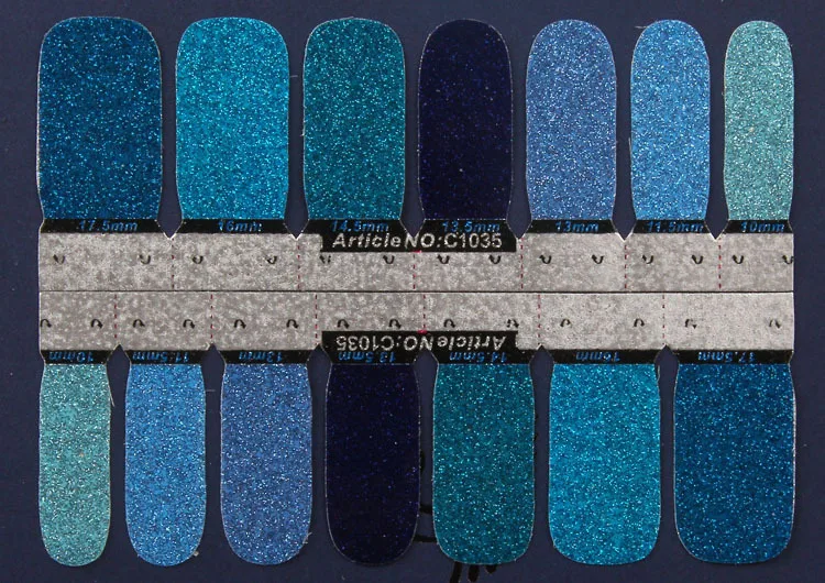 Оптовая продажа, блестящие полоски для лака для ногтей, красивые наклейки для ногтей своими руками