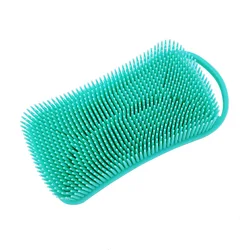High Quality Soft Bristles Brush Cleaner Body Silicone Bath Brushes Sponges