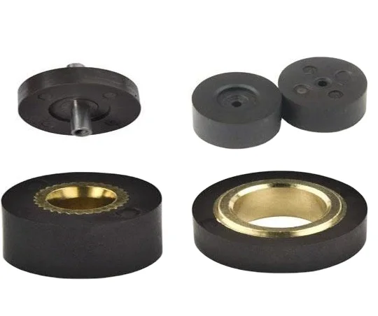 Professional Supplier plastic ferrite magnet bonded injection