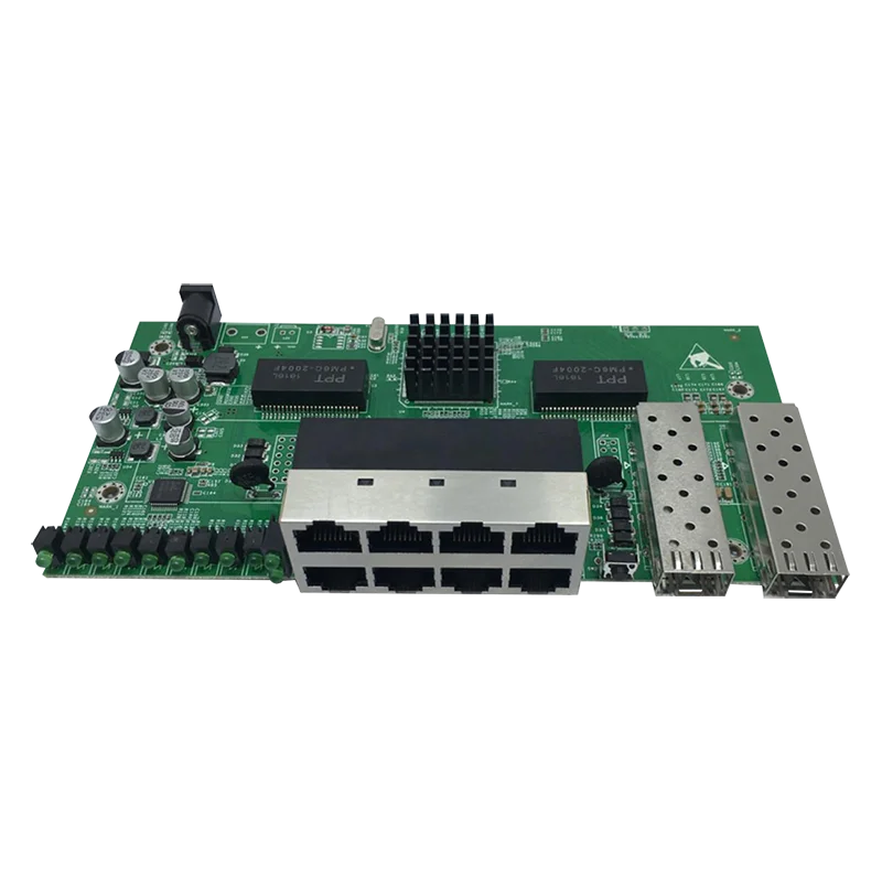  GPON/EPON ONU решение 8 портов управляемый 10/100/1000M Ethernet обратный PoE коммутатор с волокном
