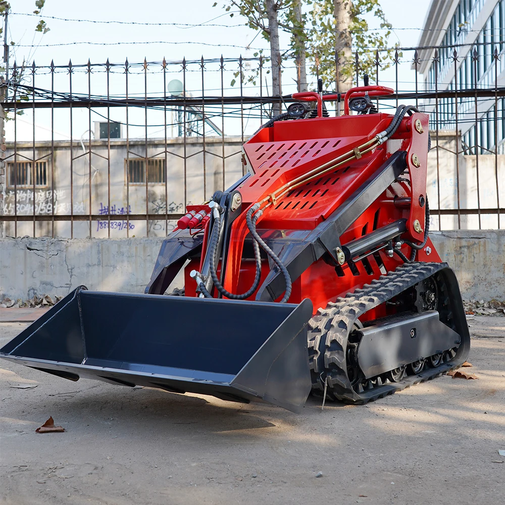 13.5HP Track skid steer loader attachment mini skid steer loader on sale CE EPA Engine Compact Skid Steer Diesel Loaders