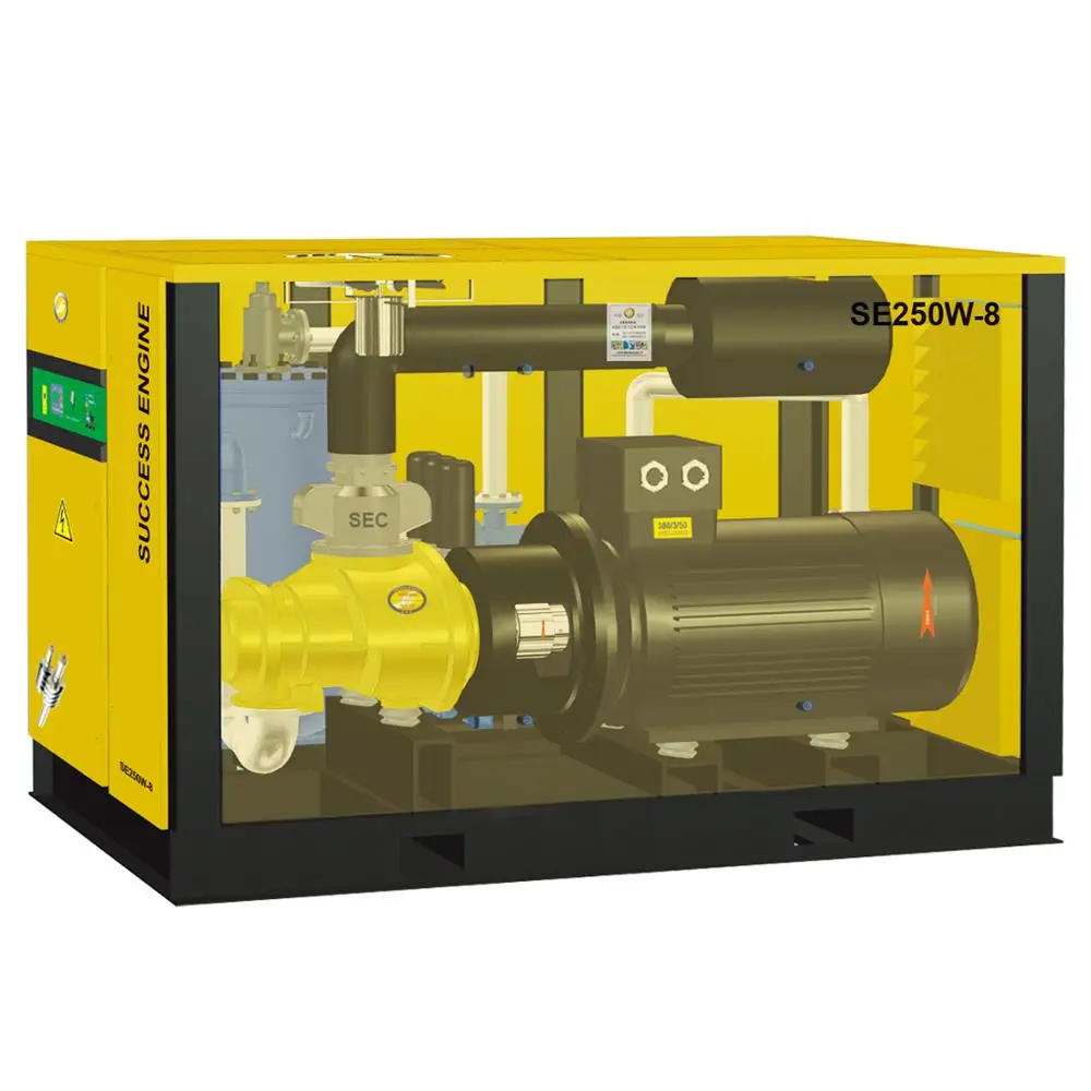 
280KW (380HP) HIGH power Direct Driven single Screw Air Compressor with air cooling 