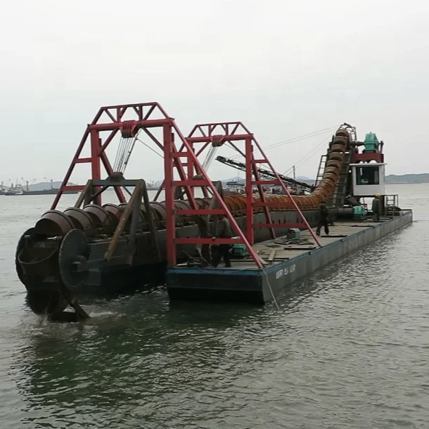 HIKOS Gravity Bucket Gold Extraction Machinery/Sand Suction Boat/Suction Dredger With High Efficient