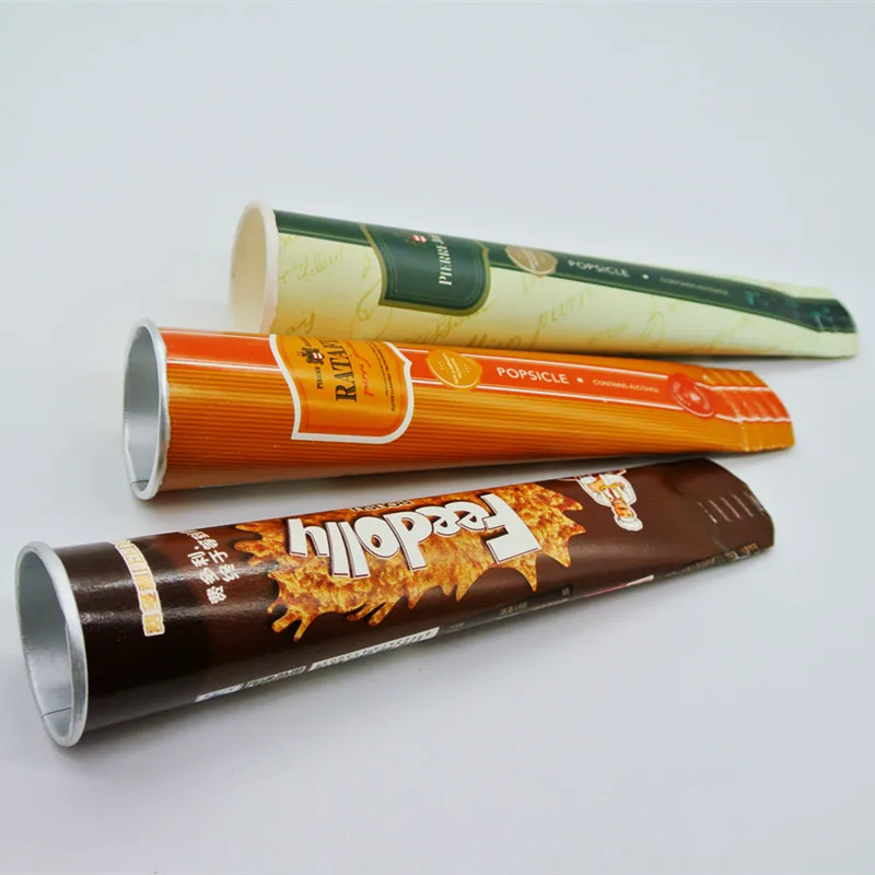 Calippo пищевой класс индивидуальный выжимаемый с одной стенкой холодильник со склада одноразовый мороженое бумага чашка калип-труба