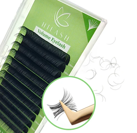 Hot soft Individual Classic Lashes Premium PBT B C CC D DD Curl Single Mink Individual False Eyelash Extensions