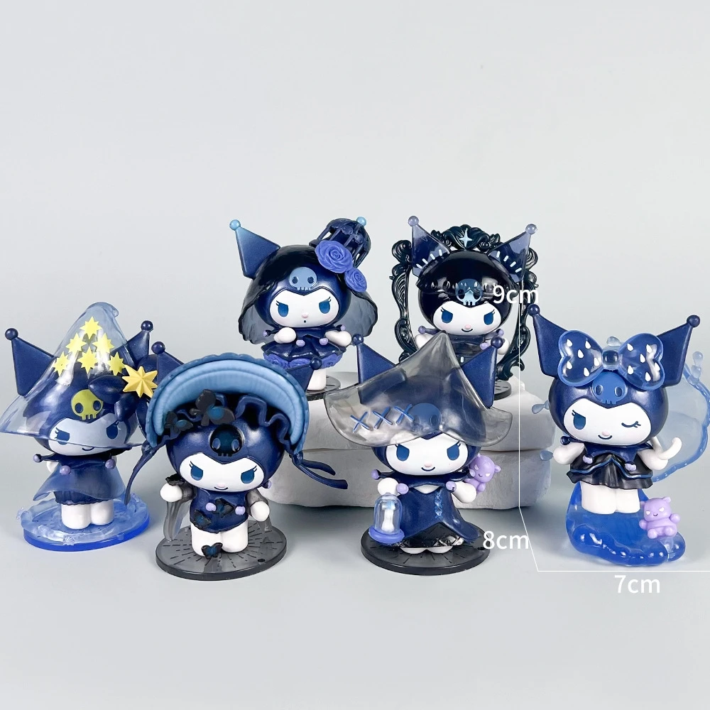 Zealed 6pcs/Set Hot Blind Box Sanrios Pvc Model Figure Melody Cartoon Kuromi Mystery box Cinnamoroll Surprise Gift Figure Toys