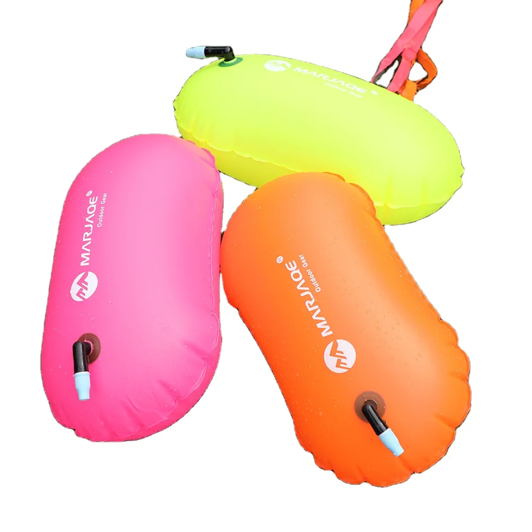 Swim Buoy Wholesale Open Water Sports Safety Swimming Floating Buoy with storage