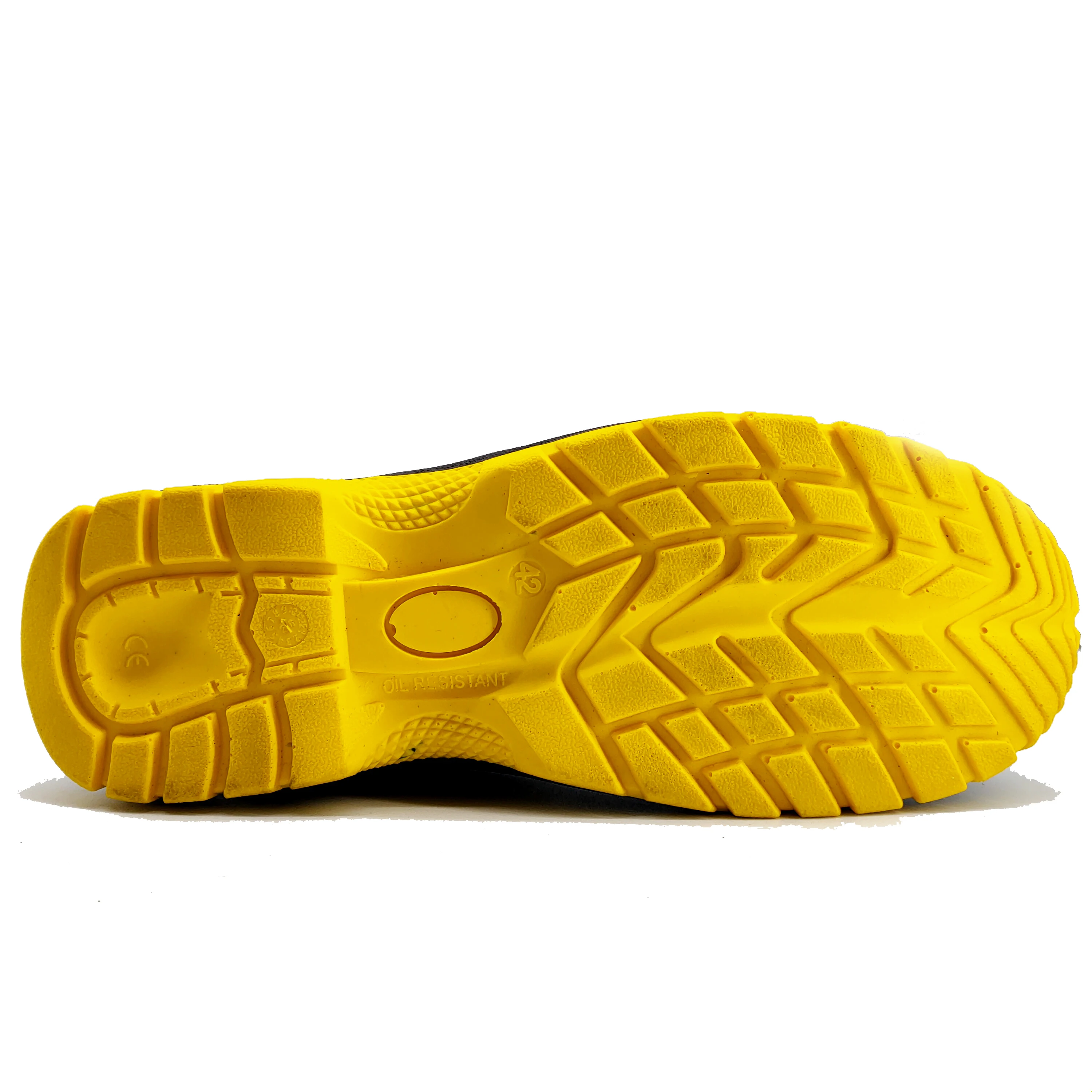 Men work steel toe steel plate dual pu construction basic safety shoes