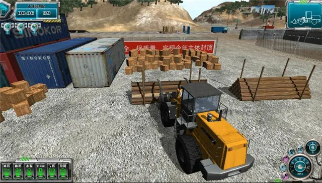 wheel loader&forklift truck training simulator