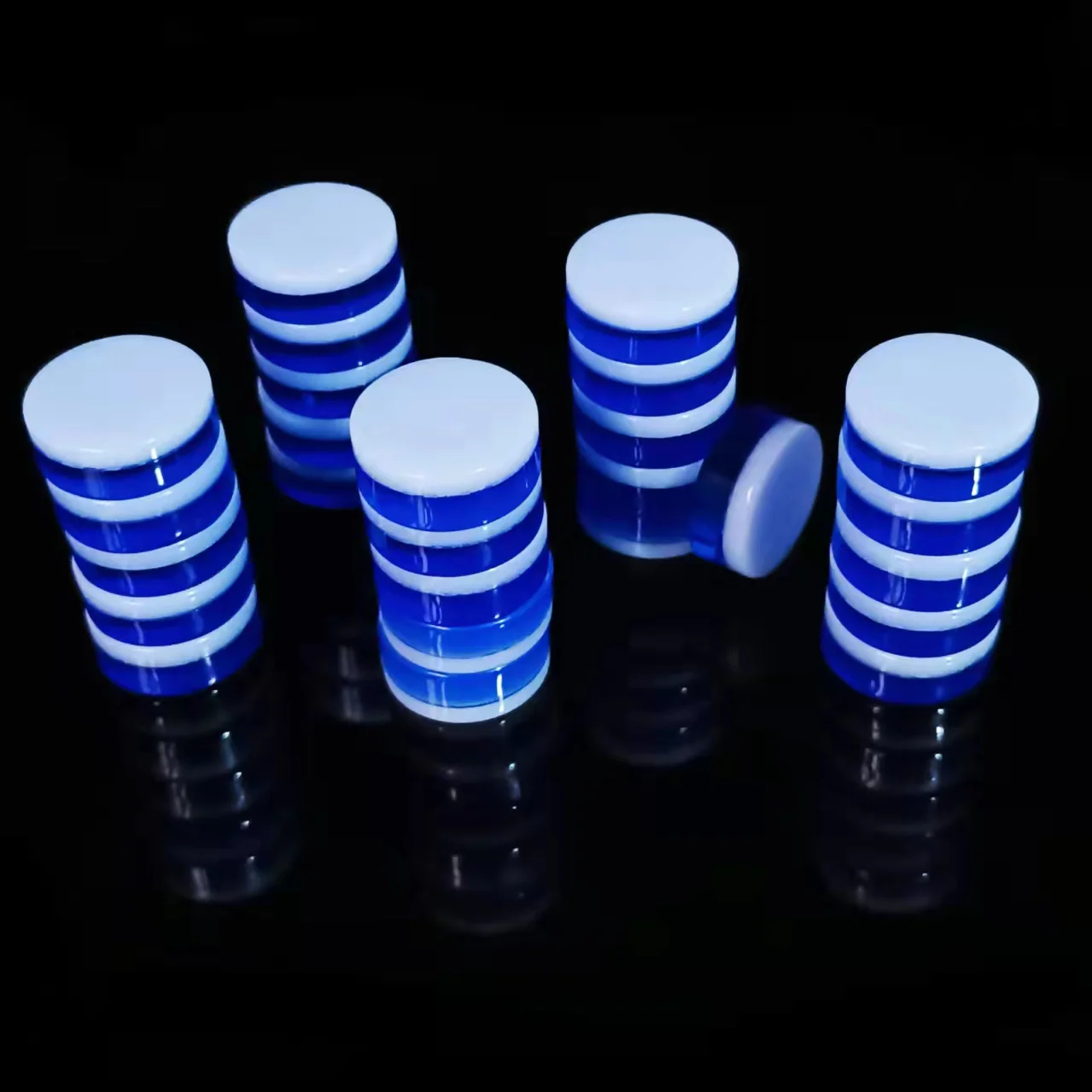 custom unique luxury backgammon checker piece chips chess double layer table games colored plastic chess set