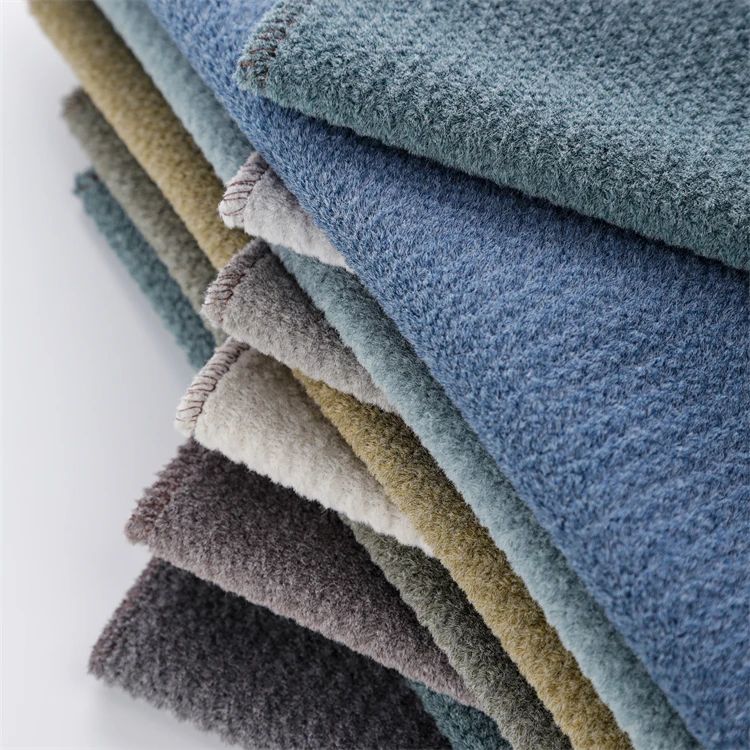 Home Textile Jacquard Classic Sofa Fabric Polyester Dyed Knitted Sofa Upholstery Fabric