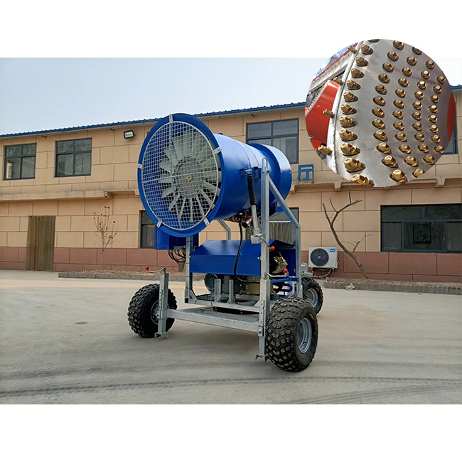 New remote control automatic snow maker ski resort snow making equipment 360 degree wide range snow spray machine