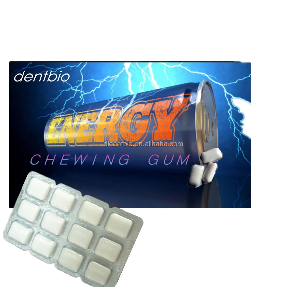 Sugar  free energy chewing gum   1.5g*10/blister  Wholesale by manufacturer functionality Chewing gum