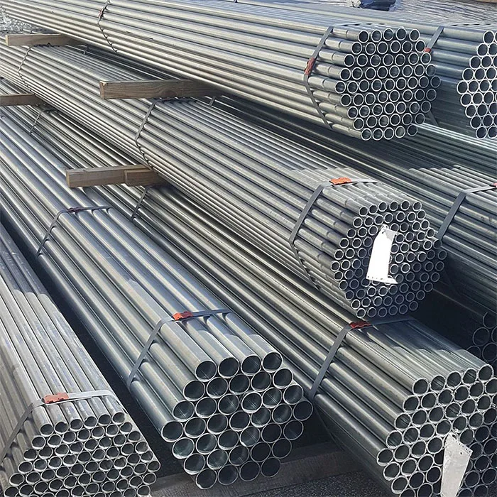 High Quality 6 Meter Galvanized Steel Pipe ASTM Standard round Tube for Welding and Cutting