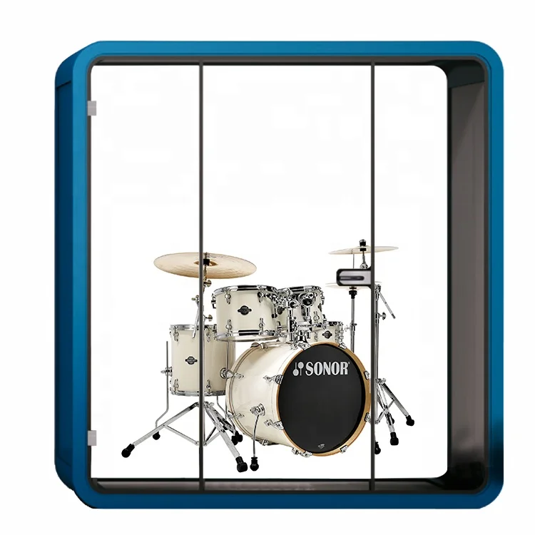 Factory directly mini soundproof booth soundproof booth room soundproof booth installation with seats