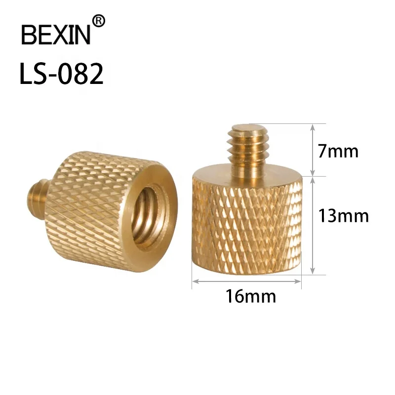 BEXIN 1/4 to 3/8 Metal Camera Converter Adapter Female to Male Conversion Screws Flash Stand Bracket Tripod Monopod Ball Head
