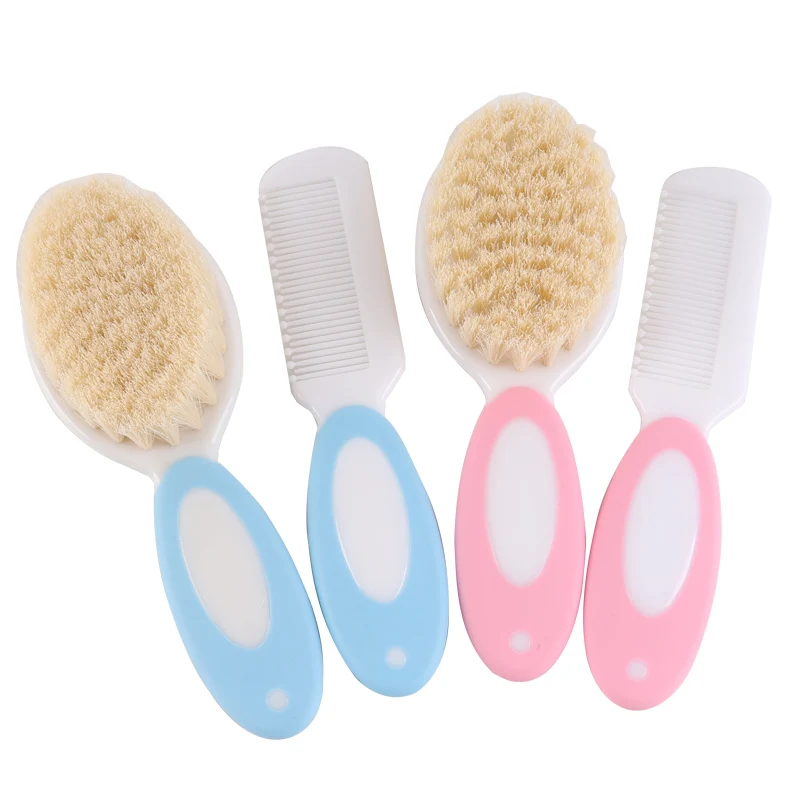 Private Label Baby Care Tools Goat Hair Brush