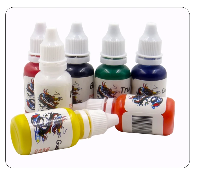 Semi permanent pure plant tattoo pigment ink