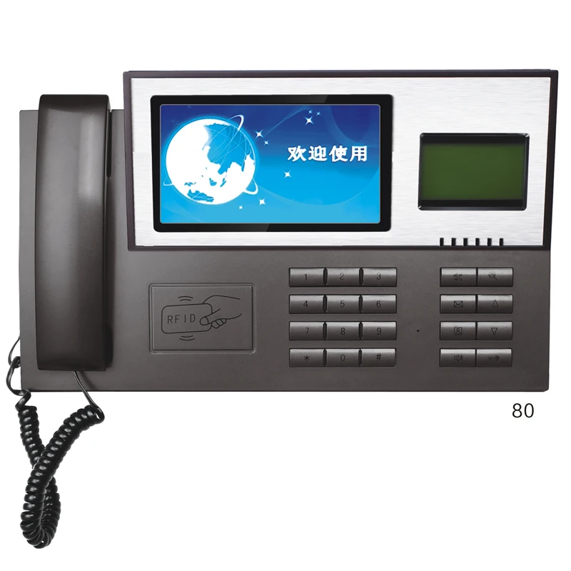 4.3 Inch smart video intercom system All aluminum panel metal buttons waterproof video door phone building Access control