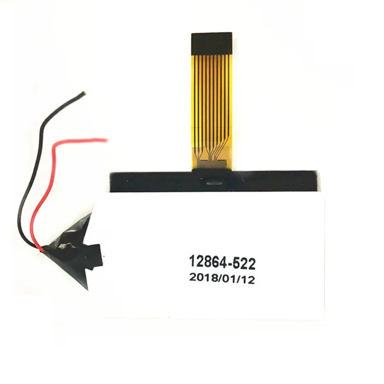 Monochrome lcd display positive graphic 128x64 LCD with white LED backlight