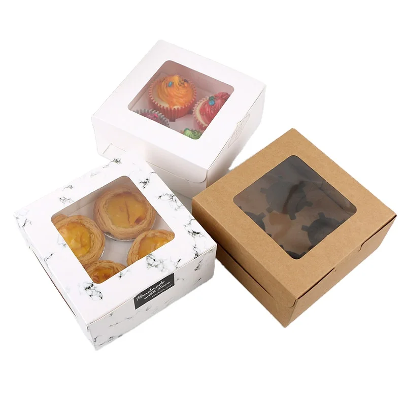 Wholesale high quality custom kraft paper chocolate boxs food packaging food grade with paper lid for food