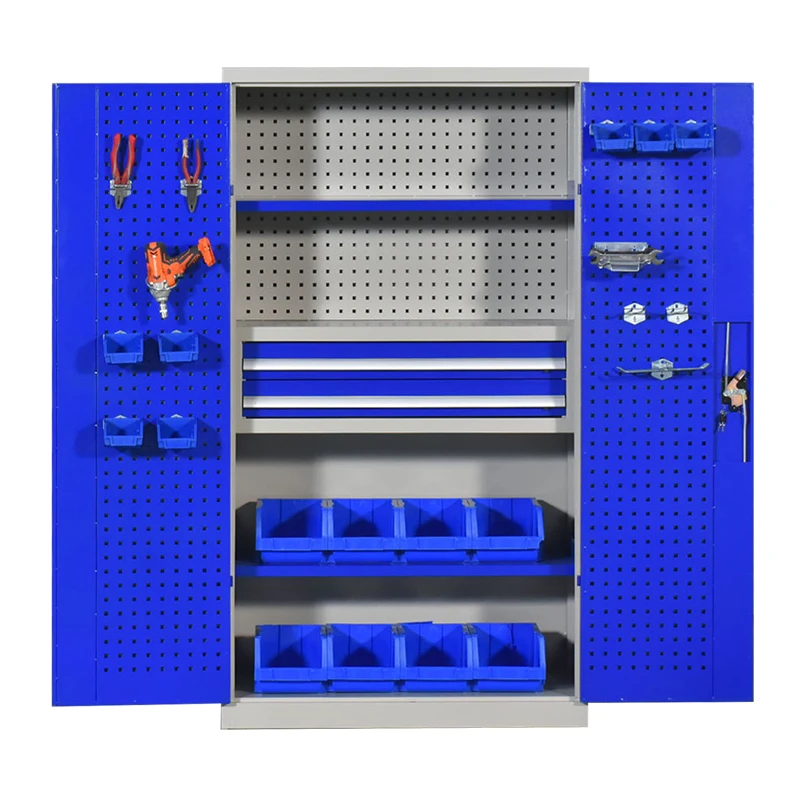 Custom Hanging Wall Steel Workbench Metal Cabinets Garage Storage Drawer Equipment Tool Box For Workshop