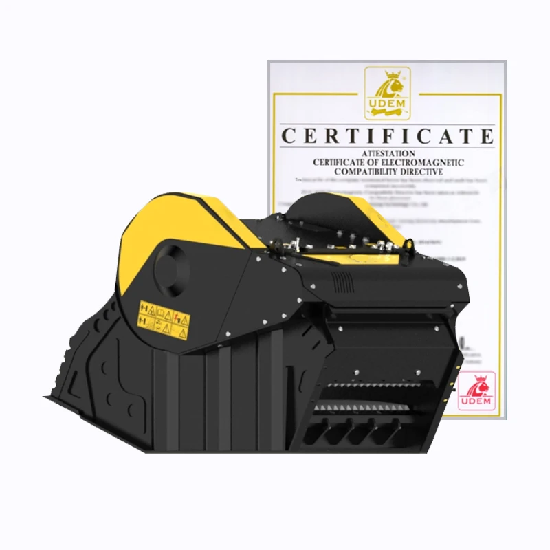 GPR Rock Stone Jaw Crusher Bucket For 12-18 Ton Excavator