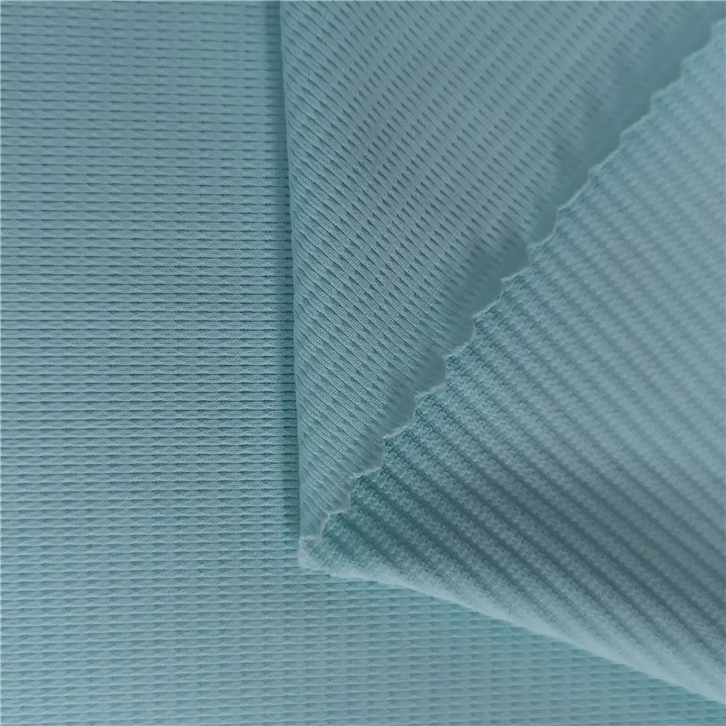 New spandex  fabric 88%Polyester 12%Spandex light extinction dry fit elastic stripe jersey fabric