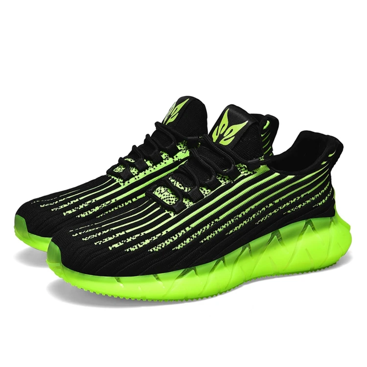 Orange Skid Resistance Manufacturers Sneakers New Styles Sports Shoes For Men