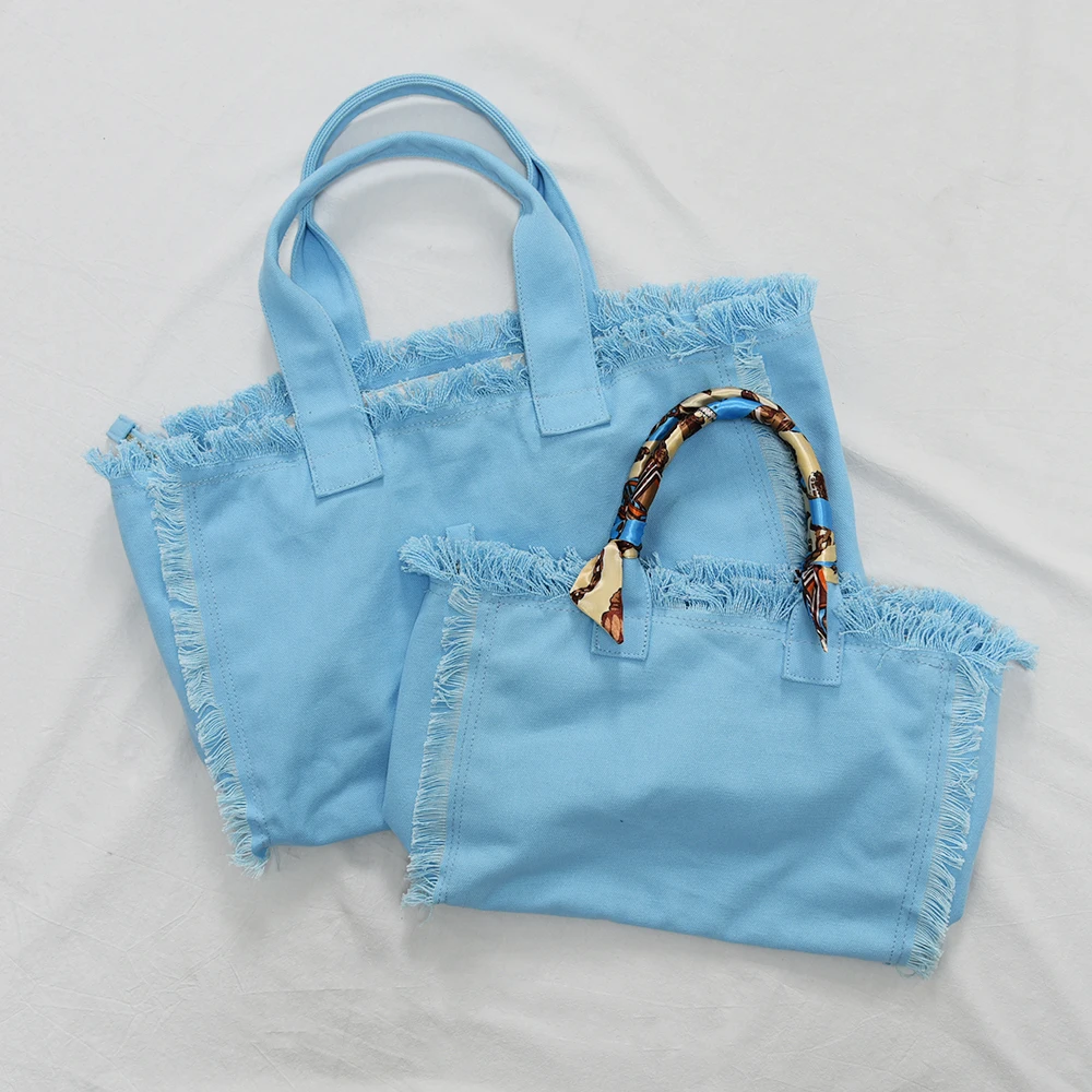 Wholesale  Customized Logo Tote Shopping Bag  Cotton Bag  Reusable Recycled Women  Canvas Bag  With Handle