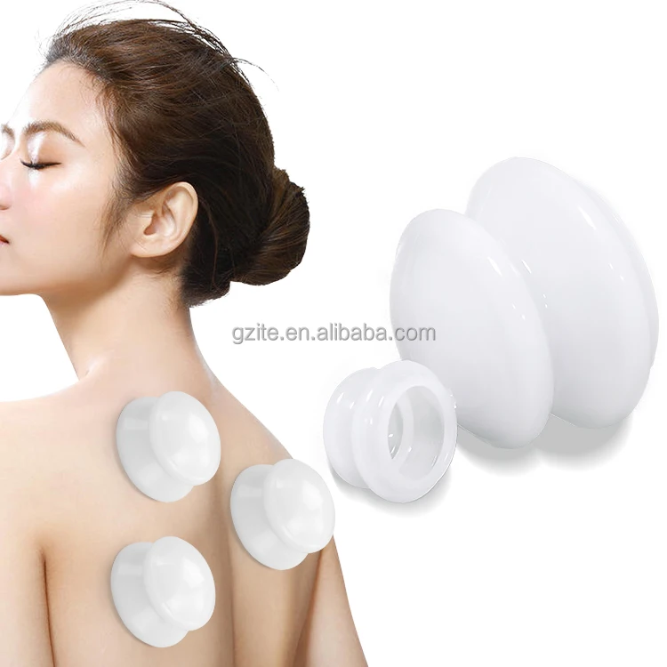 Hijama Cupping Set 4 pcs Therapy Vacuum Suction silicone massage cupping set  for Cellulite Cupping Massage Back Pain Relief