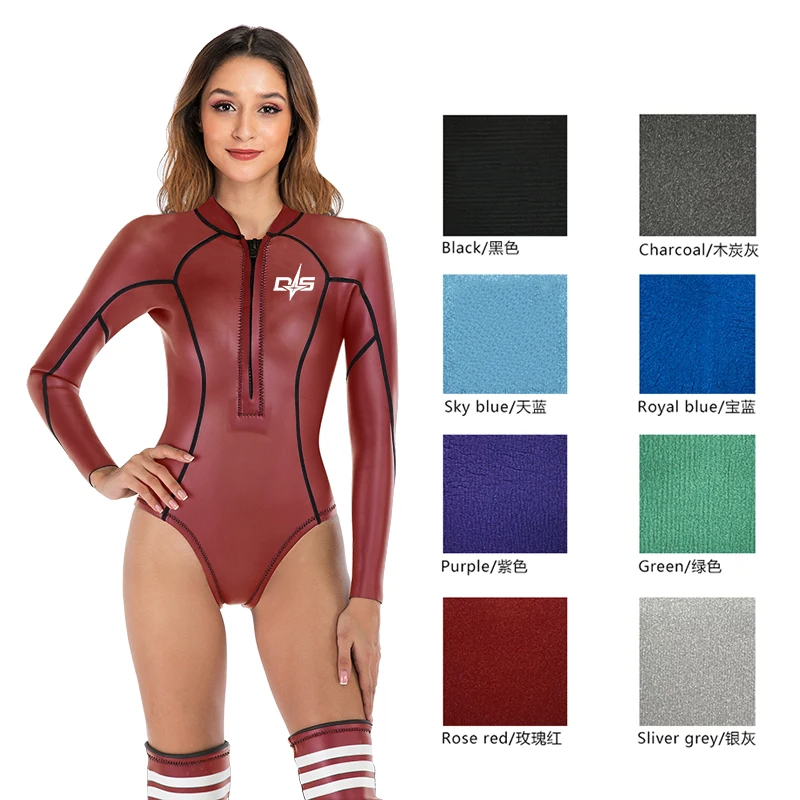 Оптовая продажа бикини DIVESTAR 2 мм гидрокостюм купальник неопреновое индивидуальный для фридайвинга