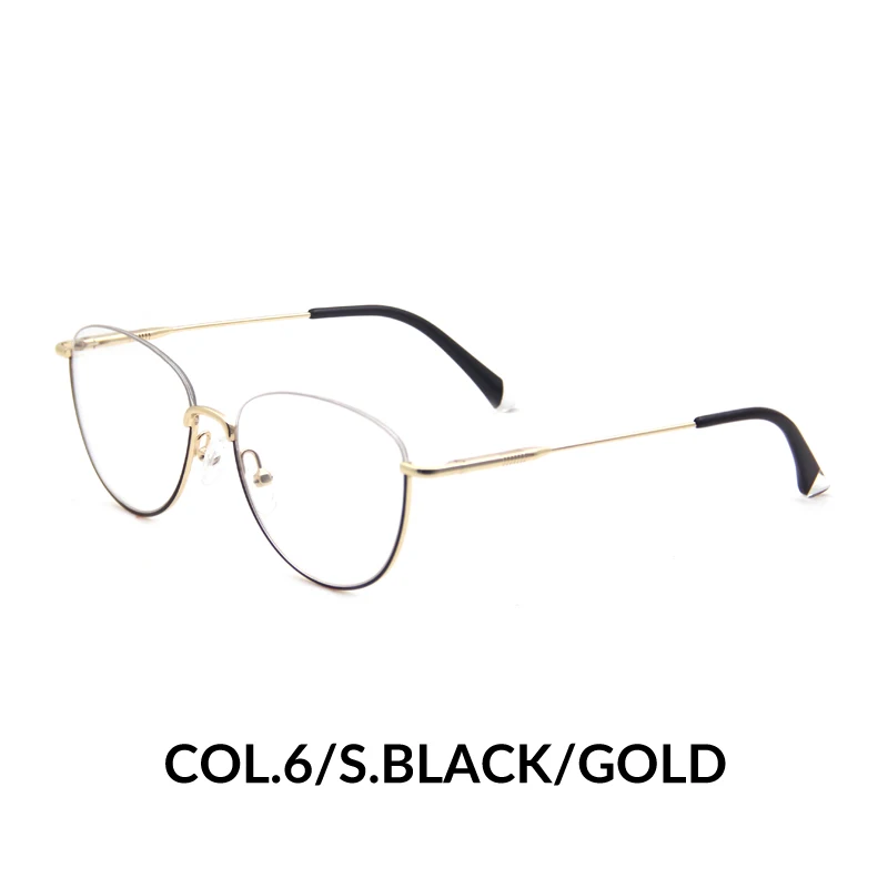 Spectacle Frames Eyewear Ladies Metal Optical Frame Japanese Eyeglass High End Brands Factory Cheap Ophthalmic Glasses