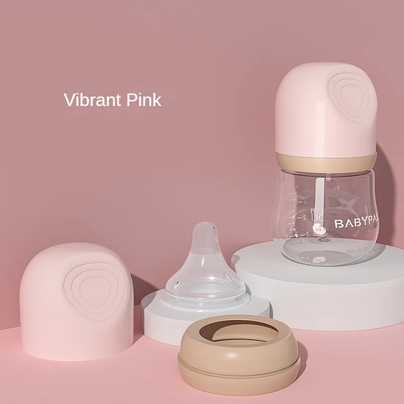 Glass Baby Bottles 2024 New 180mL Wide Mouth Food Grade BPA Free Baby Milk Feeding Bottles for Newborn