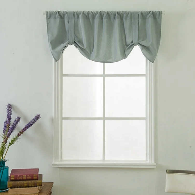 poly linen Window Treatments Curtains Valance  Curtains Curtain  Kitchen Drapes