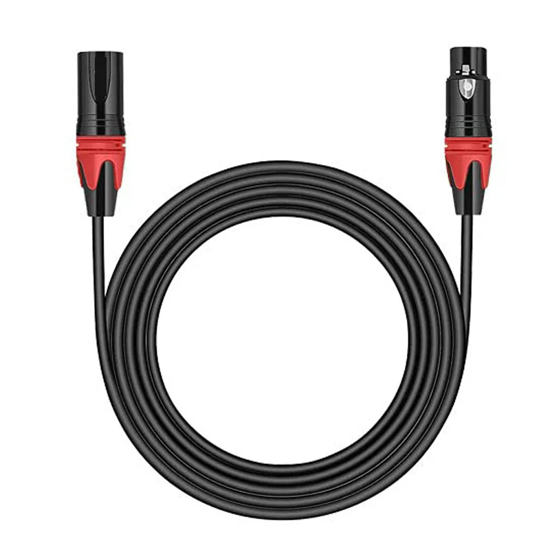 5M 3Pin Mini XLR Female To XLR Male Microphone Cable