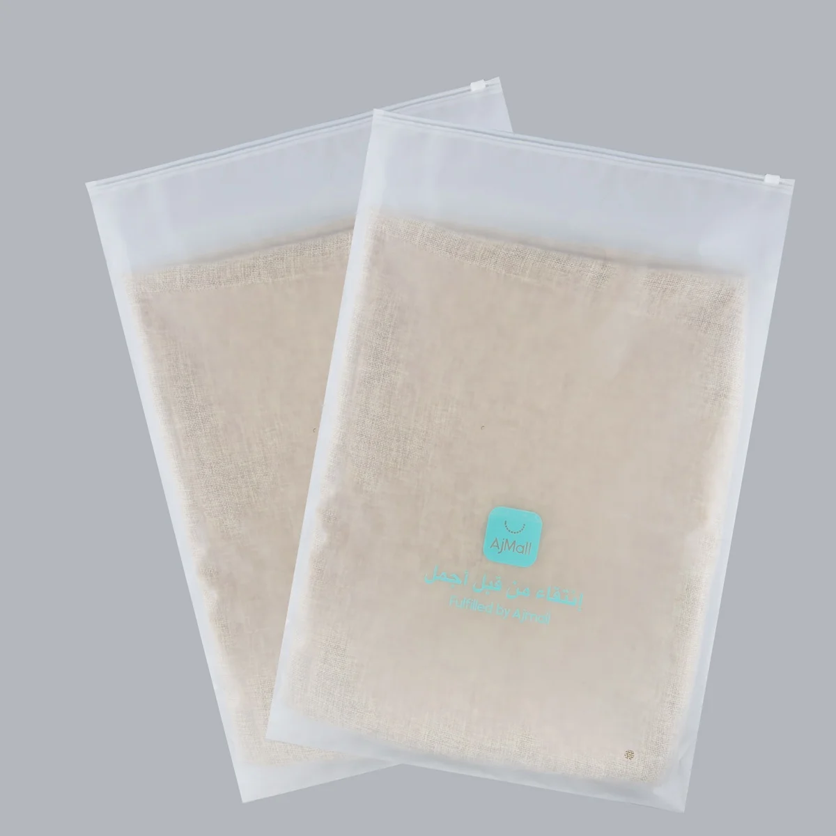 Plastic Material for clothing packaging zipper top sealing bags