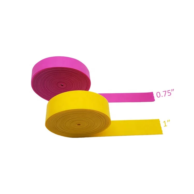 Pre-cut rolled latex free rubber medical garrot tourniquet