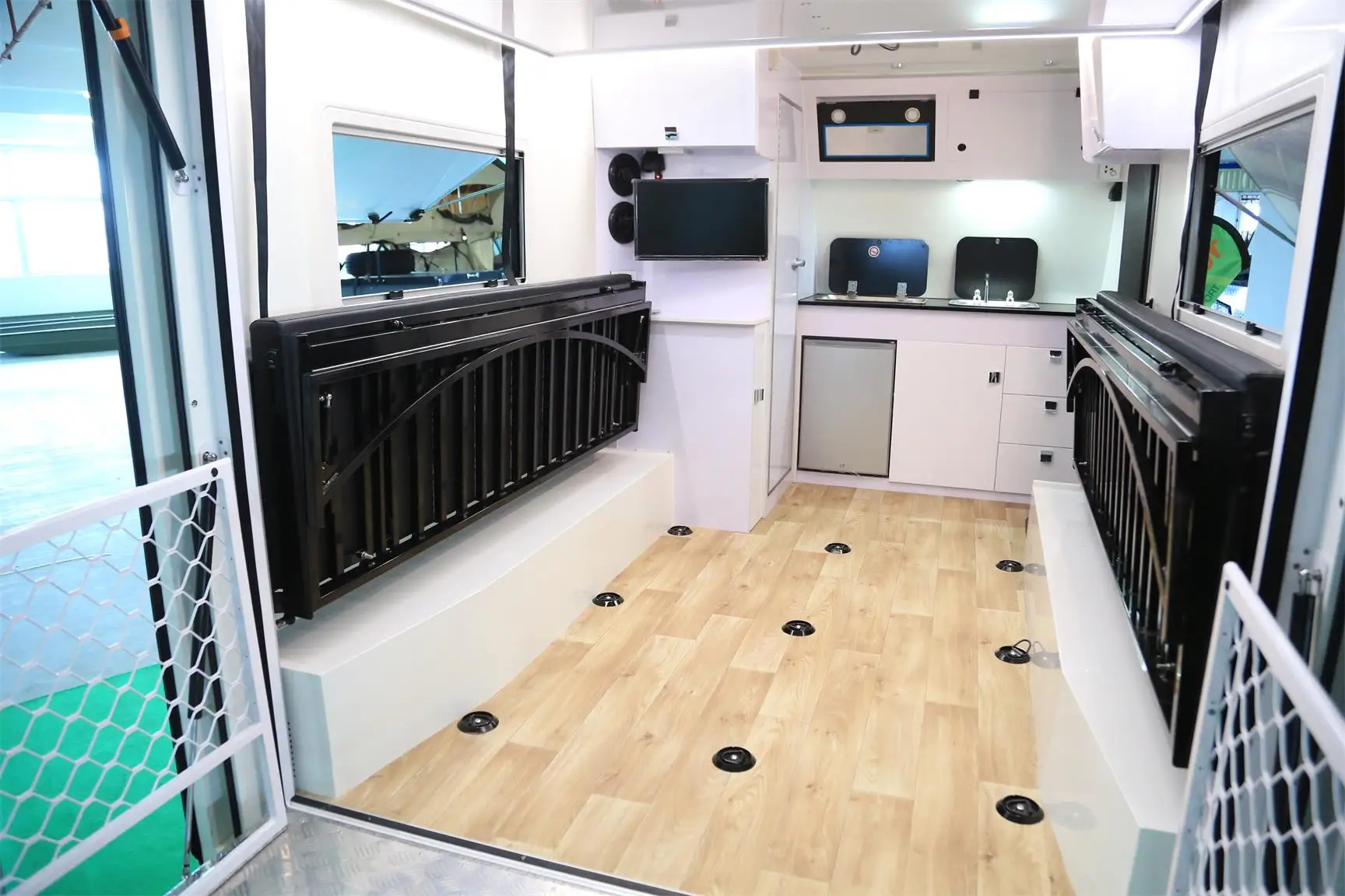 ManleyORV 02 Tiny Small Travel Off Road Trailer Toy Hauler Camper Caravan For motorcycle