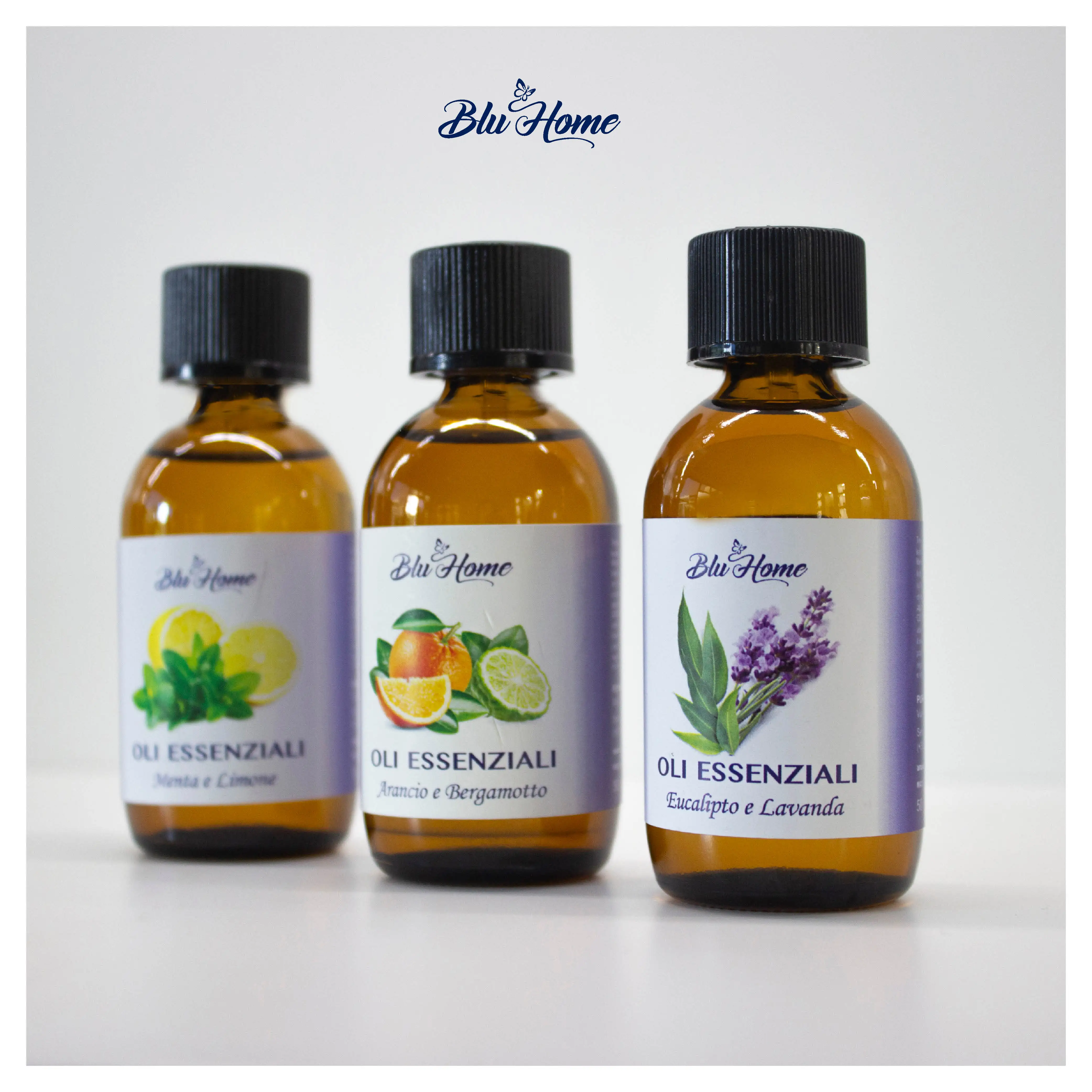 Blu Home Household Use Fresh 50 Ml Fragrance Orange And Bergamot Essential Oils For Diffuser