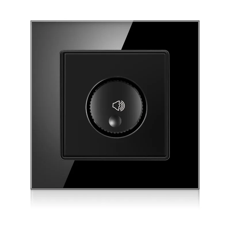 Professional switch factory international universal crystal glass panel tuning wall switch