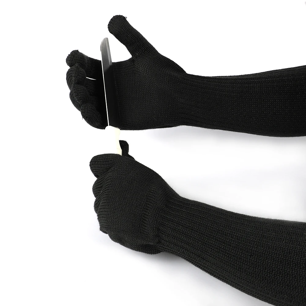 Hot Sales Full Finger Aramid Anti Cutting Arm Sleeve For Industrial Work