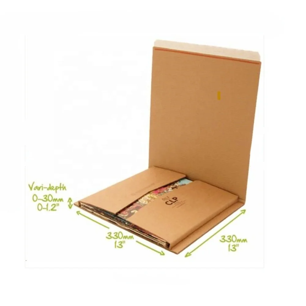 Custom CD book shipping boxes Easy-Fold Mailers Cardboard protecting Boxes