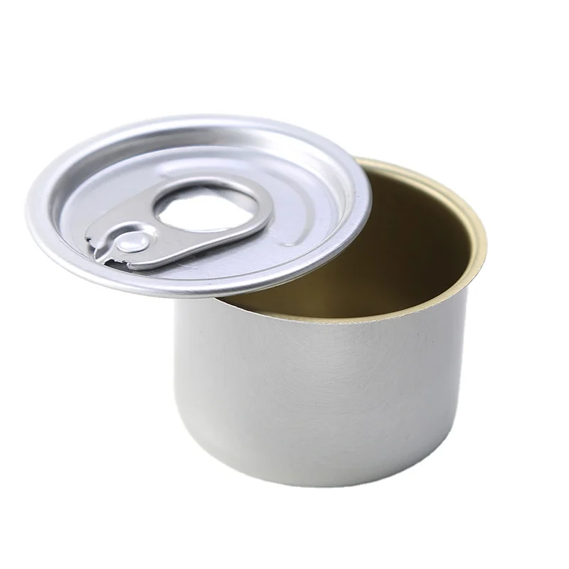 Factory outlet round self seal tin cans metal tobacco tin packaging