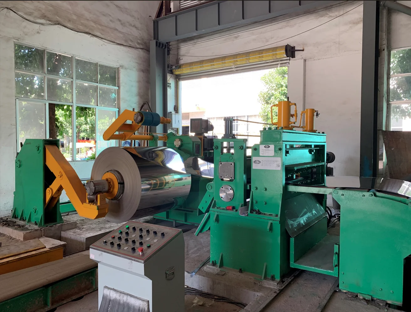 0.25~2.0x1300mm Automatic Metal Steel Strap Coil Slitting Machine Steel Shearing Manufacturer