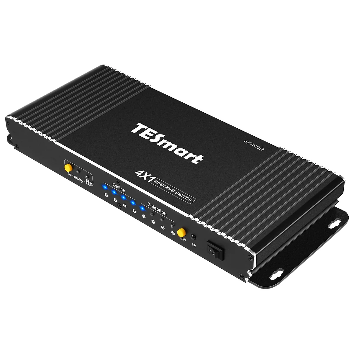 Factory selling 2 port HDMI KVM Switch 4K@60Hz for home/office/game using