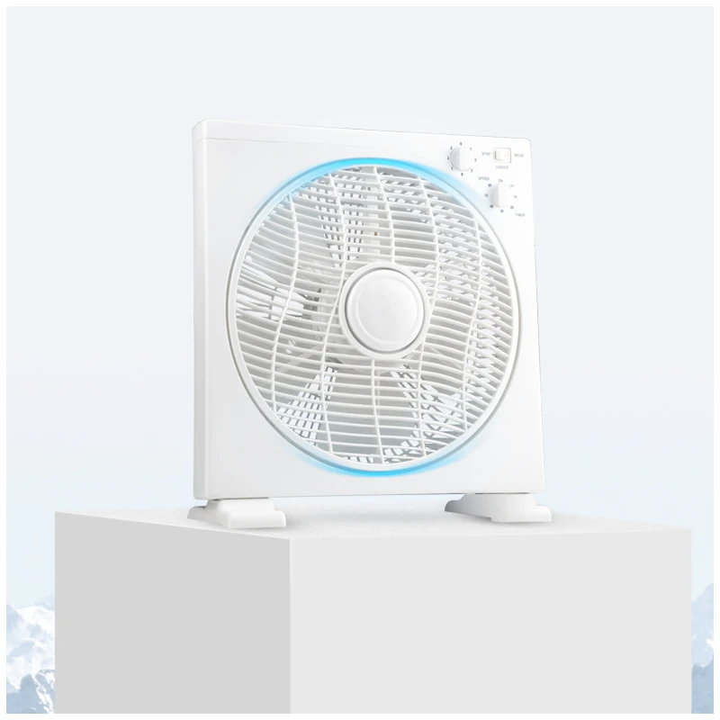 Trending Products 2022 New Arrivals Design Electric 12 Inch Silent Box Fan Table Desk Fans External Cooler Fan