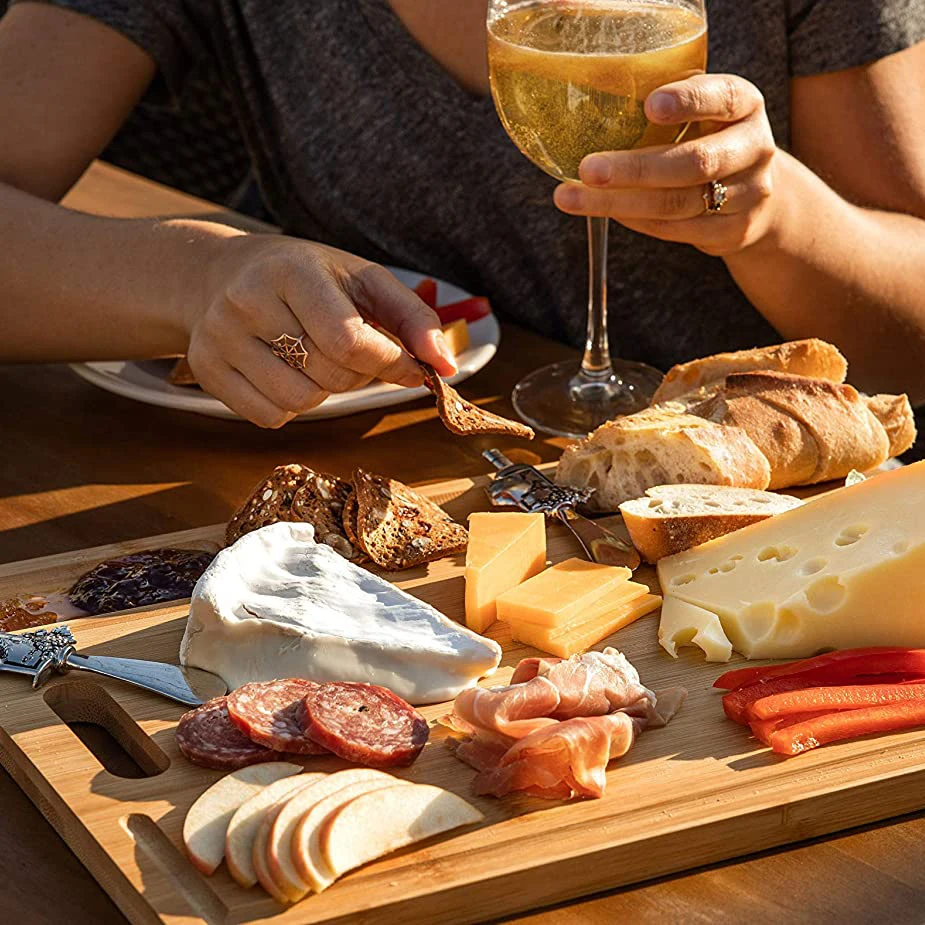 Extruded Polypropylene pp Cutting Board Melamine Serving Rectangular Boards Marble Effect Raw Serving Board