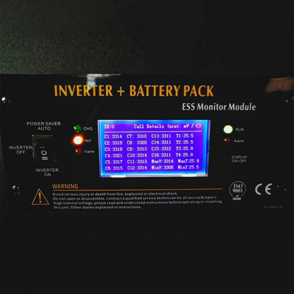 Гибридная 15 кВтч система хранения солнечной энергии с аккумулятором 48 в 300 Ач LiFePO4 MPPT инвертор солнечного зарядного устройства для дома и офиса RV
